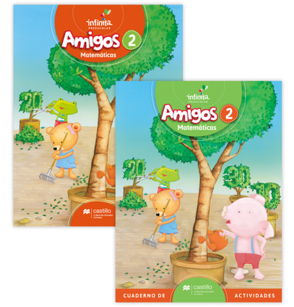Infinita Amigos Matematicas SB/WB PK 2 1E