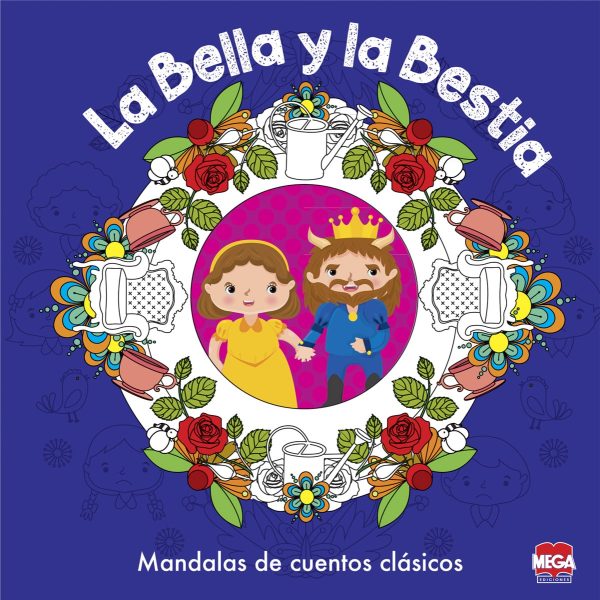 La Bella y la Bestia / Mandalas de cuentos clasicos